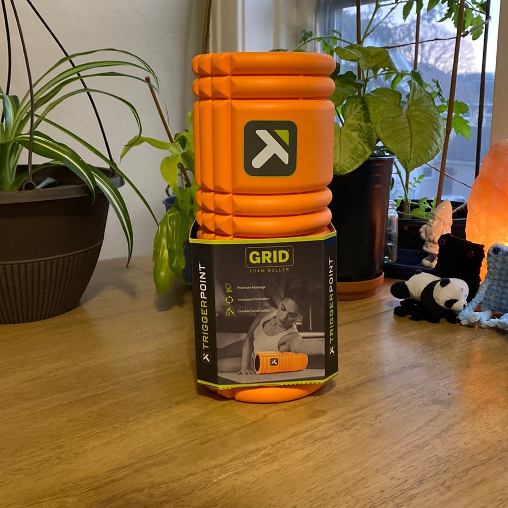 trigger point grid foam roller orange 🍊